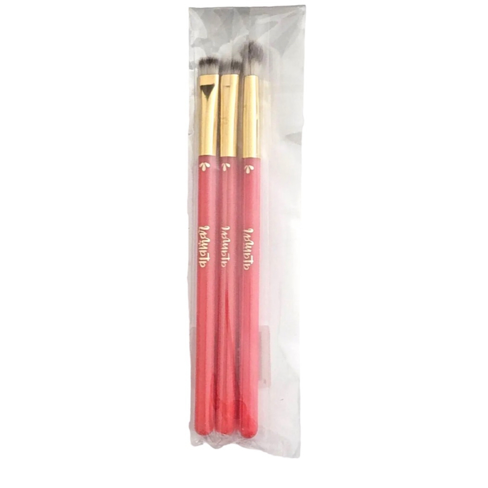 ALAMAR Essentials Eye Trio Makeup Brushes Blending, Packing & Lining Pink‎